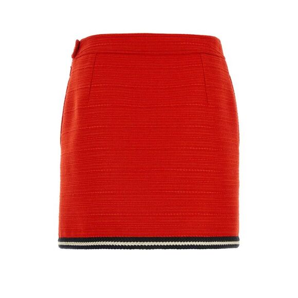Gucci Women Red Tweed Skirt - Picture 2 of 2